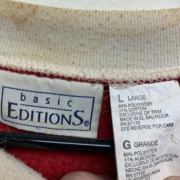 Vintage Christmas Cat Sweater - Picture 2 of 2